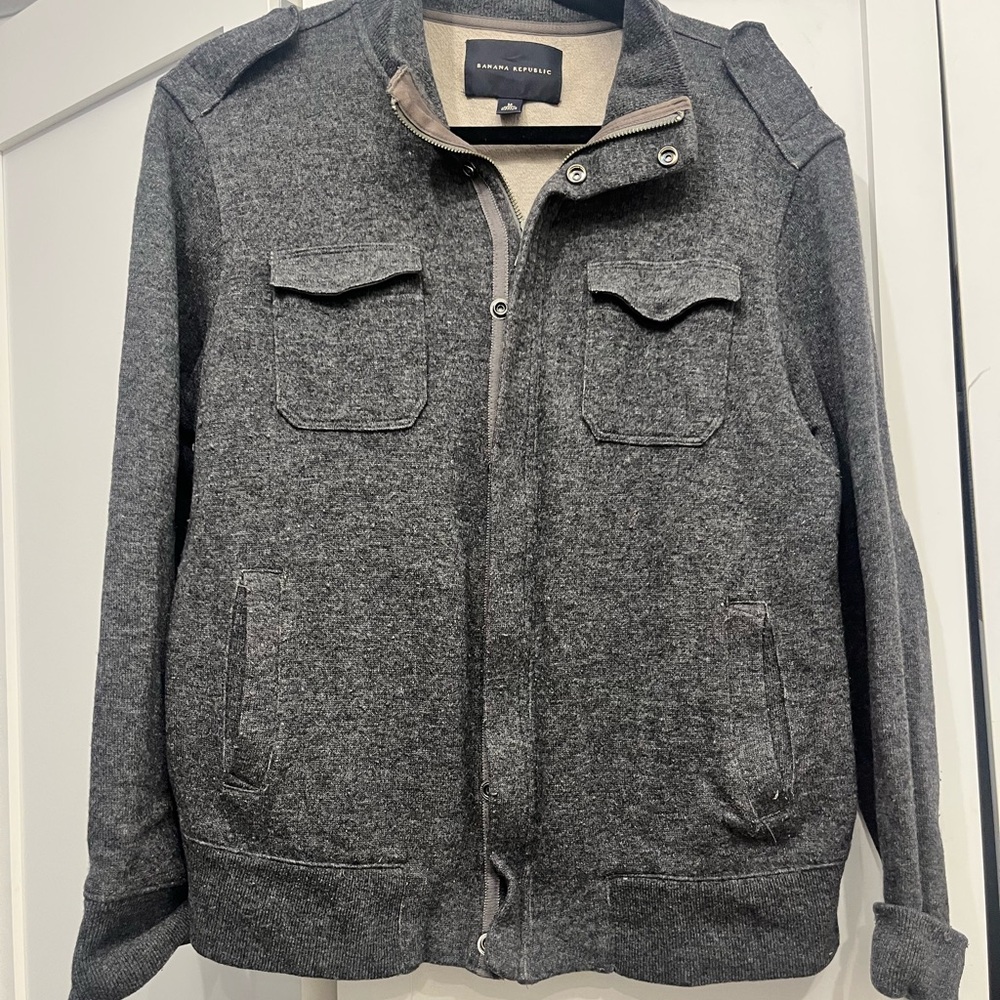 Banana Republic Charcoal Field Jacket